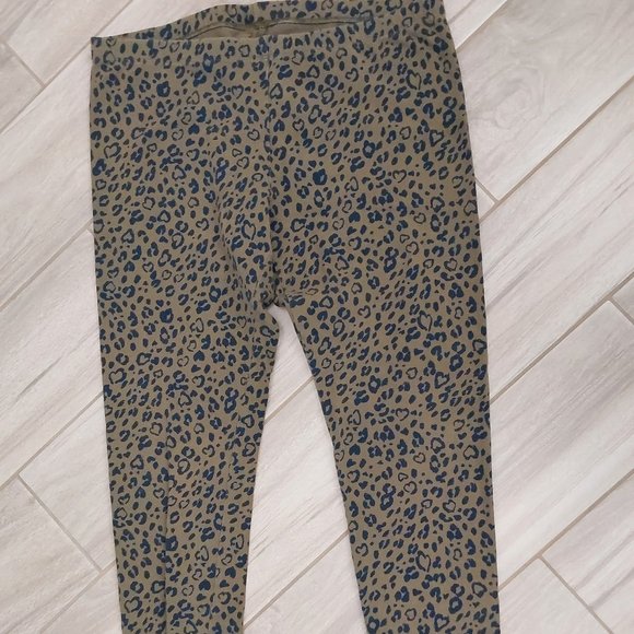 Arizona Jeans Co Army Green/Black Leopard Print Legging. Size XL - Picture 1 of 3
